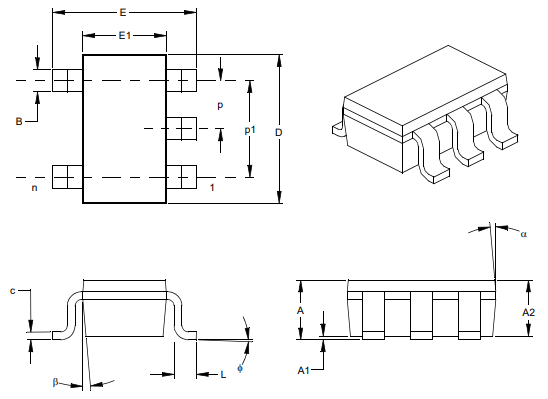 （Microchip）溫度傳感器TC77-5.0MCTTR-VAO 數字，本地 -40°C ~ 125°C 12 b SOT-23-5