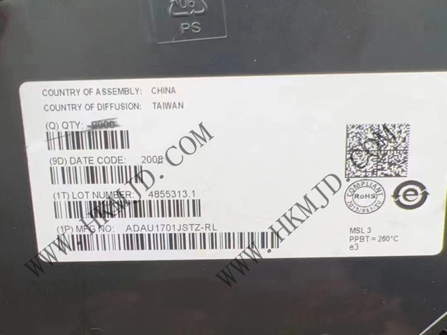 ADAU1701JSTZ SigmaDSP? 28/56 Bit音頻DSP，內(nèi)置2個ADC和4個DAC