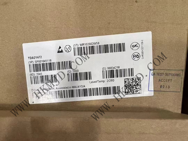 DC/DC開關(guān)轉(zhuǎn)換器Infineon TDA21472 70A、1.5MHz 開關(guān)頻率