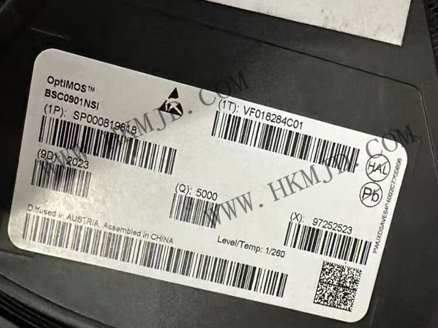 英飛凌N溝道 MOSFET_BSC0901NSI_OptiMOS? 功率 MOSFET，30V