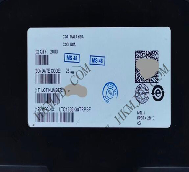 [出售] LTC1668IG (ADI) 16位，50Msps 差分電流輸出數(shù)模轉(zhuǎn)換器