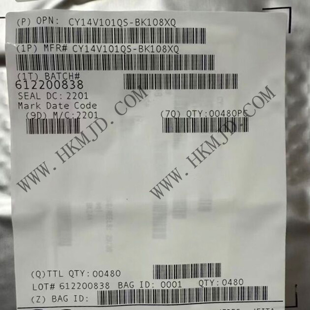 供應(yīng)Cypress nvSRAM芯片：CY14V101QS-BK108XQ 高性能nvSRAM存儲器芯片