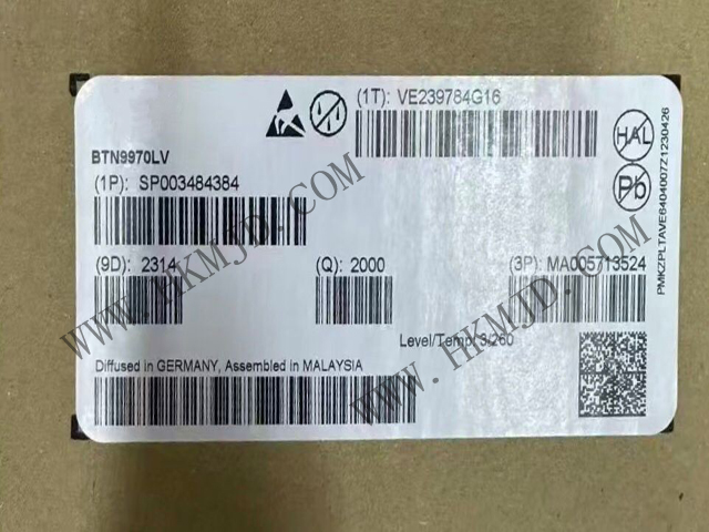 英飛凌 BTN9970LV 集成高電流半橋，具有低路徑電阻，適用于電機(jī)驅(qū)動(dòng)
